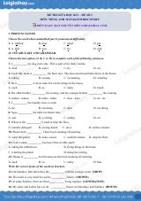 Đề thi giữa kì 1 Tiếng Anh 10 English Discovery - Đề số 2